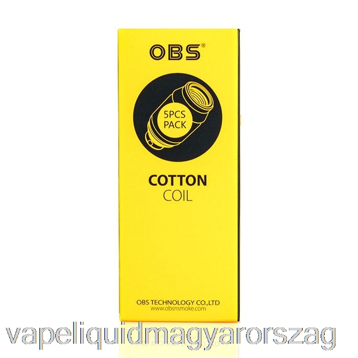 Obs Cube Mini Cseretekercsek 1,2 Ohm N1 Kanthal Tekercs Vape Toll